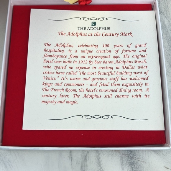 Adolphus Hotel Ornament Dallas, Texas - Picture 2 of 3